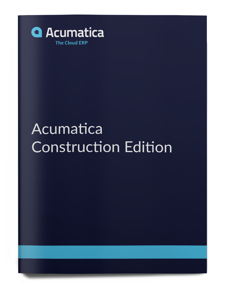 Acumatica Construction Edition